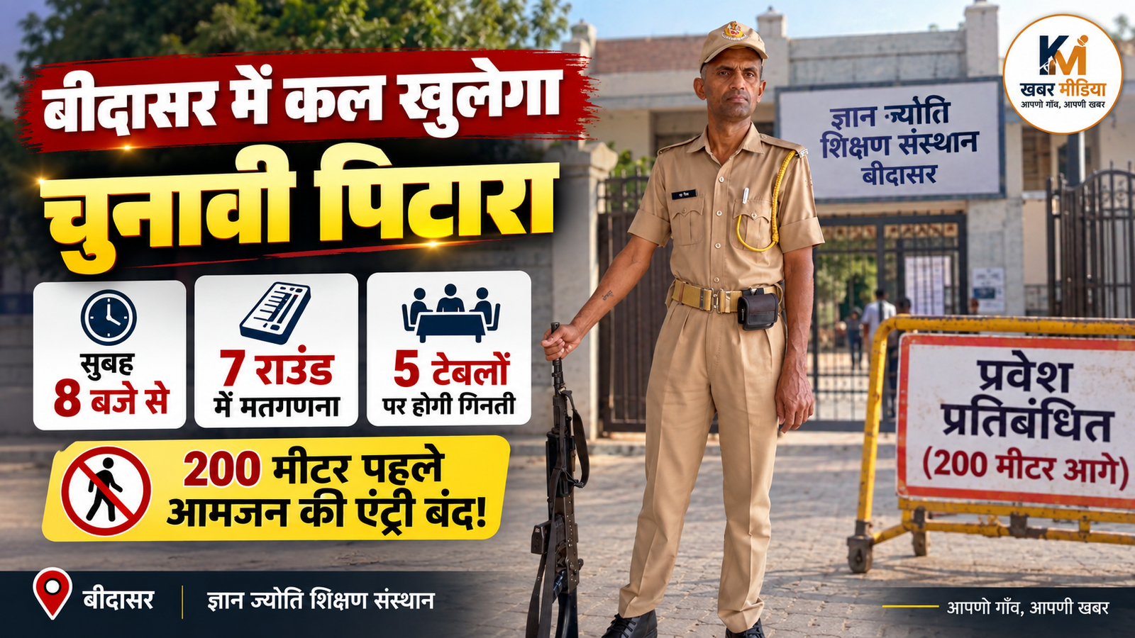 बीदासर में कल खुलेगा चुनावी पिटारा